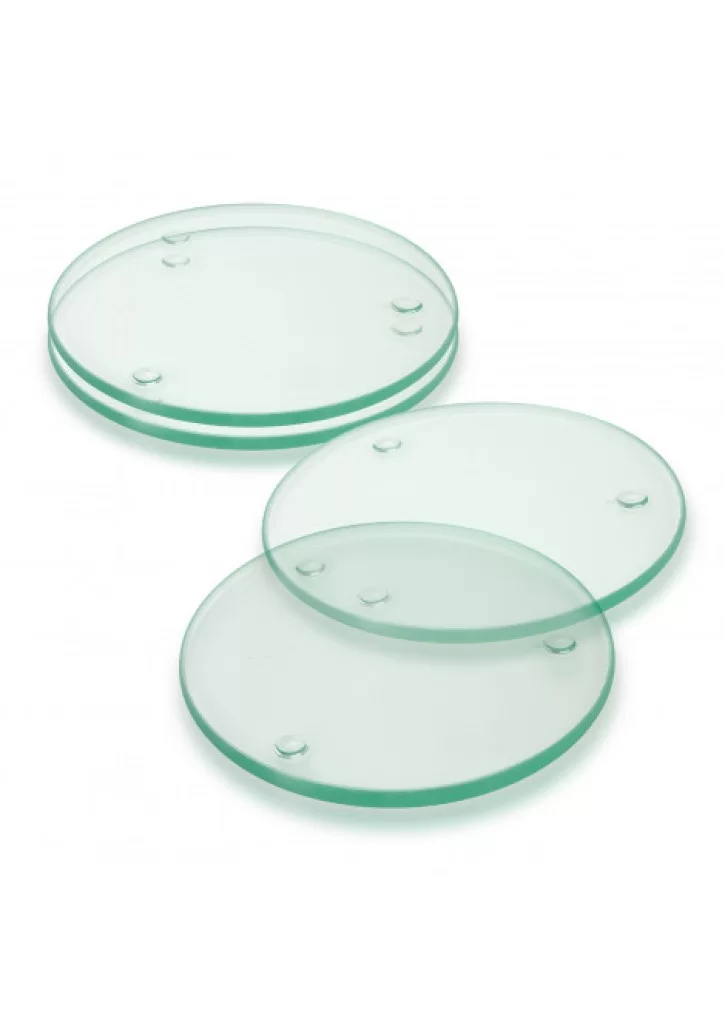 Venice Glass Coaster Set of 4 - Round