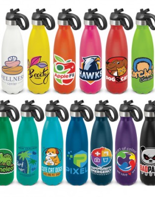 Mirage Powder Coated Vacuum Bottle - Flip Lid