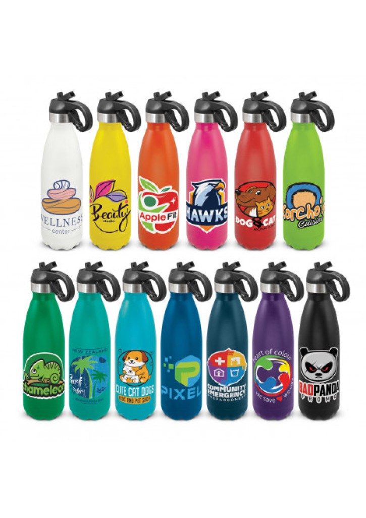 Mirage Powder Coated Vacuum Bottle - Flip Lid