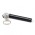 Tyre Pressure Gauge Key Ring - Black