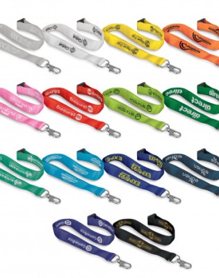 Soft Touch Logo Lanyard