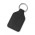 Prince Leather Key Ring - Square - Black