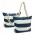 Bali Tote Bag - Navy/White