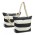 Bali Tote Bag - Black/White