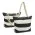 Bali Tote Bag - Black/White