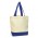 Sedona Canvas Tote Bag - Royal Blue/Natural
