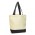 Sedona Canvas Tote Bag - Black/Natural