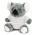 Koala Plush Toy - Koala: White/Grey