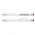 Lancer Stylus Pen - White Barrel - Red