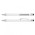 Lancer Stylus Pen - White Barrel - Black