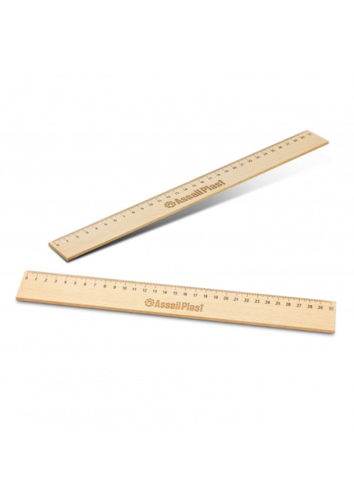 Wooden 30cm Ruler