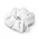 Hair Scrunchie - White