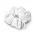 Hair Scrunchie - White
