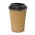 Oakridge Double Wall Cup - Cup: Natural. Lid: Black
