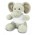 Elephant Plush Toy - Elephant: Grey/White