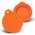 Silicone Reusable Can Lid - Orange