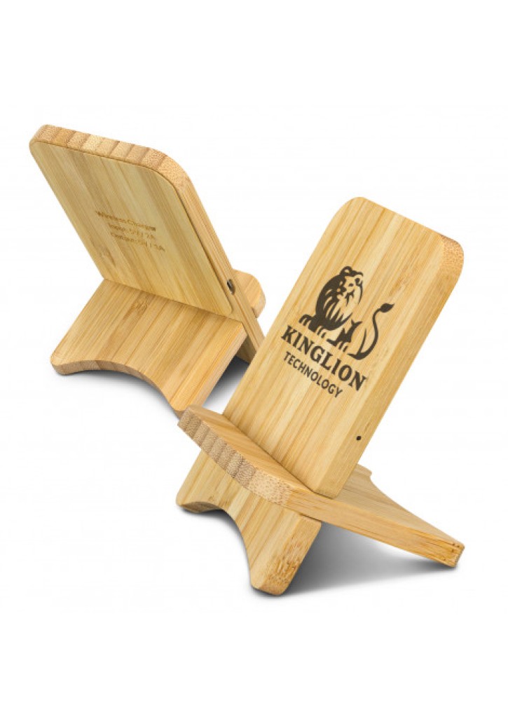 Bamboo Wireless Charging Stand