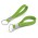 Silicone Key Ring - Bright Green