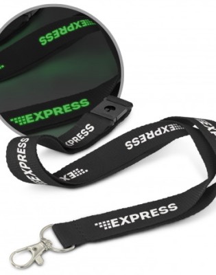 Glow in the Dark Logo Lanyard