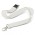 Glow in the Dark Logo Lanyard - White