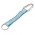 Reflector Key Ring - Light Blue