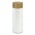 Reservoir Double Wall Ceramic Bottle - White/Natural