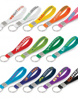 Silicone Key Ring - Debossed