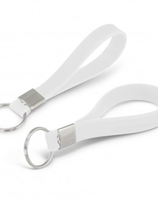 Silicone Key Ring - Debossed