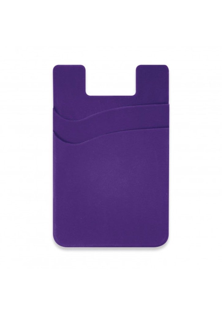 Dual Silicone Phone Wallet - Full Colour
