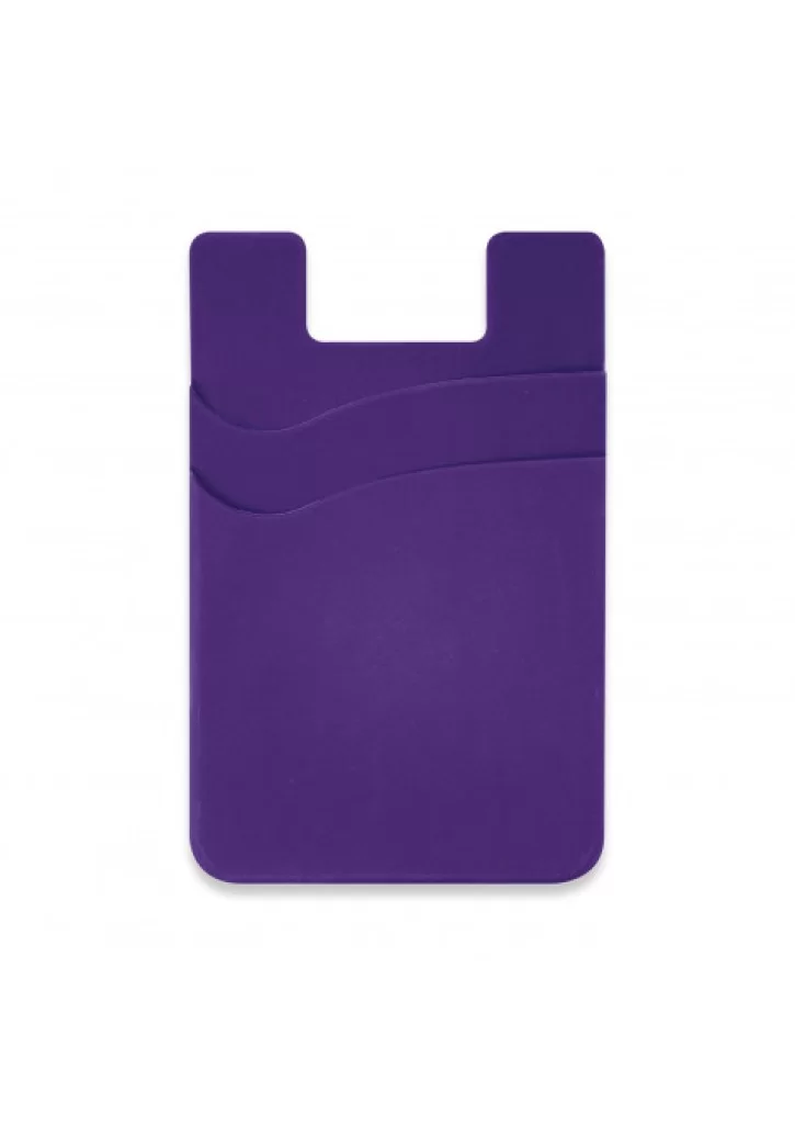Dual Silicone Phone Wallet - Full Colour