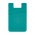 Dual Silicone Phone Wallet - Full Colour - Teal