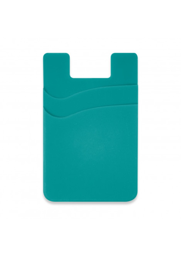 Dual Silicone Phone Wallet - Full Colour