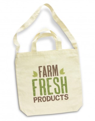 Cotton Shoulder Tote Bag