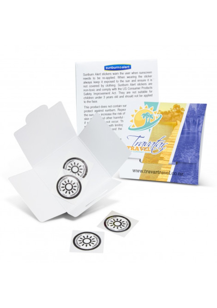 Sunburn Alert Stickers