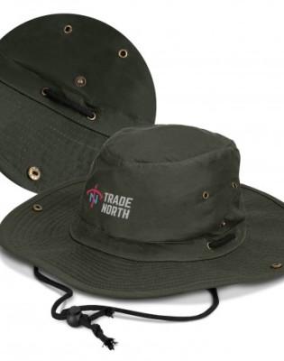 Oilskin Wide Brim Hat
