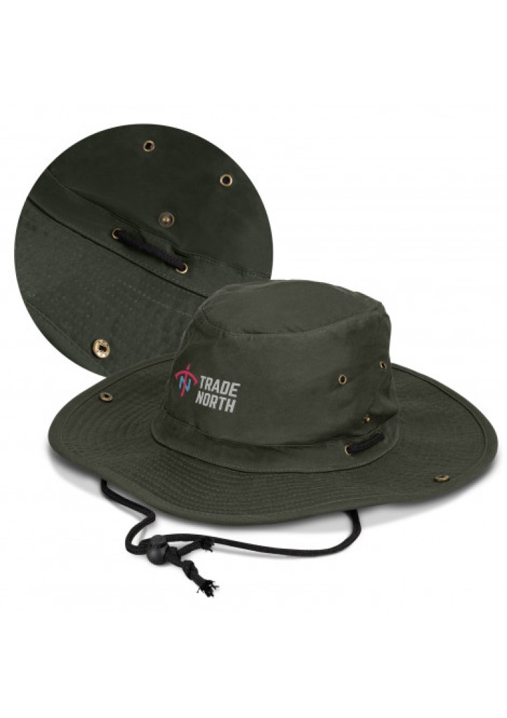 Oilskin Wide Brim Hat