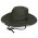 Oilskin Wide Brim Hat - Dark Olive