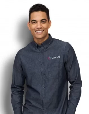 SOLS Barry Men's Denim Shirt