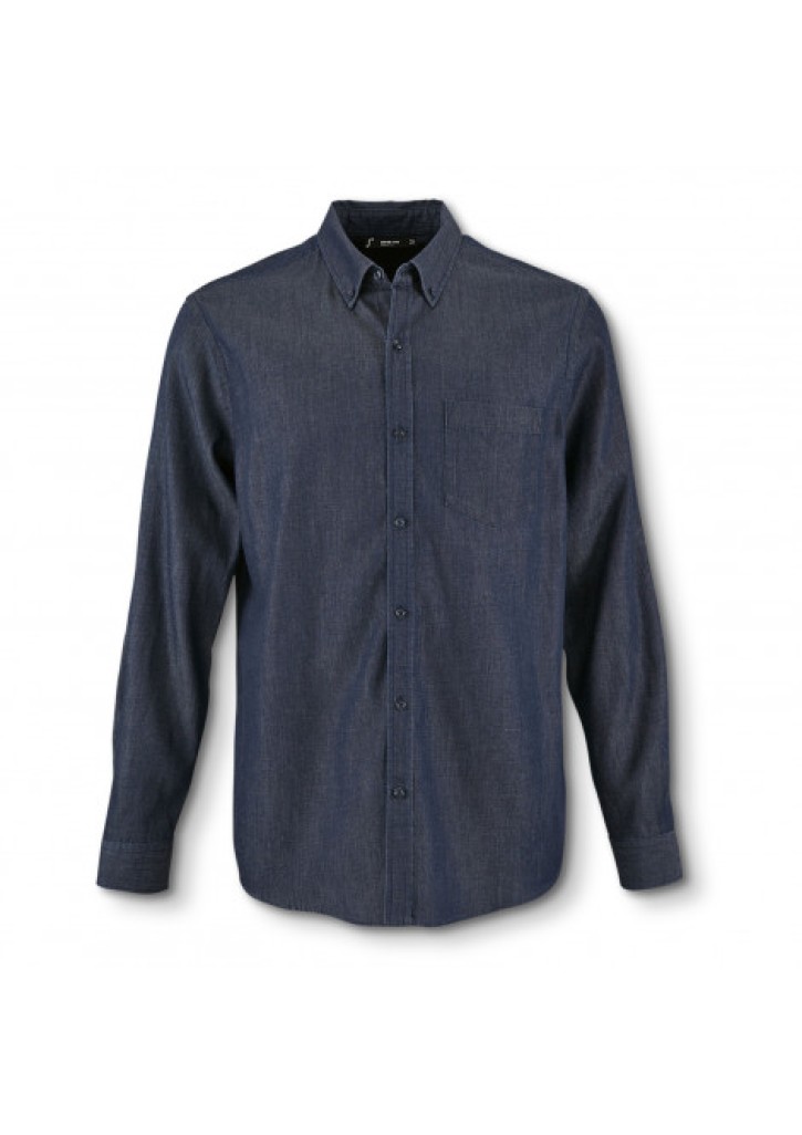 SOLS Barry Men's Denim Shirt