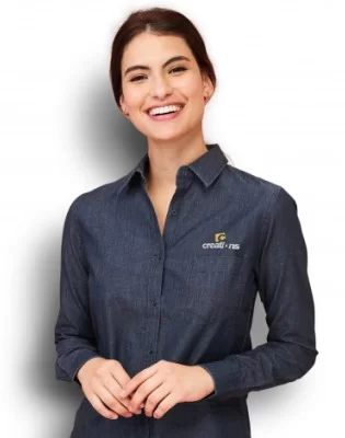 SOLS Barry Women's Denim Shirt