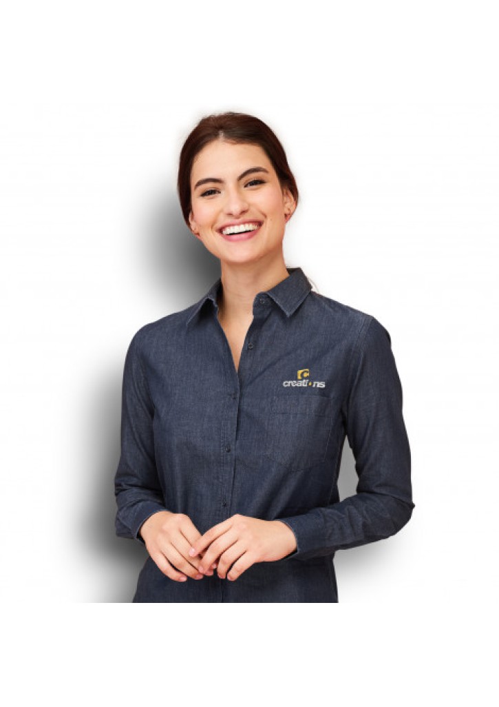 SOLS Barry Women's Denim Shirt