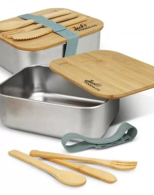 Stainless Steel Lunch Box with Cutlery