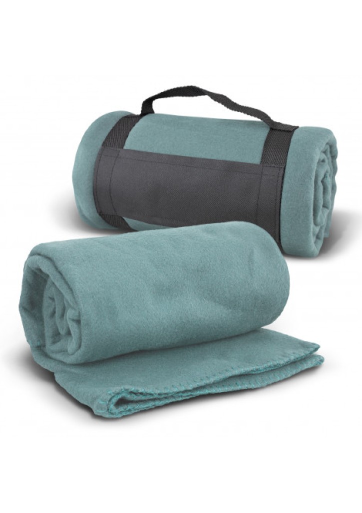 Glasgow Fleece Blanket with Strap