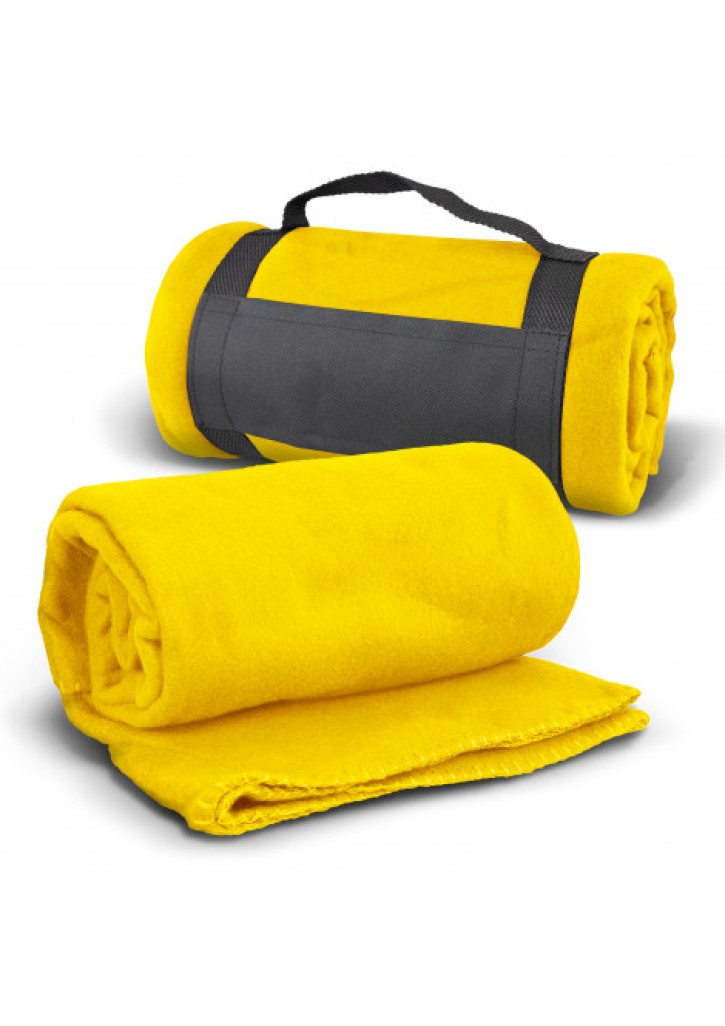 Glasgow Fleece Blanket with Strap