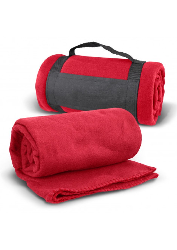 Glasgow Fleece Blanket with Strap