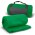 Glasgow Fleece Blanket with Strap - Green