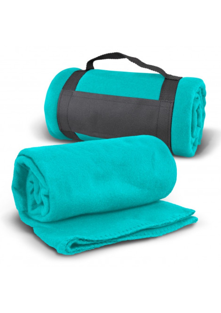 Glasgow Fleece Blanket with Strap