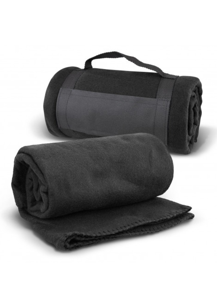 Glasgow Fleece Blanket with Strap