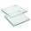 Venice Glass Coaster Set of 2 Square - Full Colour - Clear