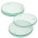 Venice Glass Coaster Set of 4 Round - Full Colour - Clear